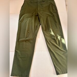 Fabletics Green business casual pants size Large